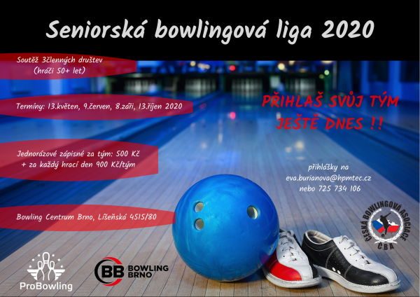 Seniorská bowlingová liga 2020 - 1.hrací den